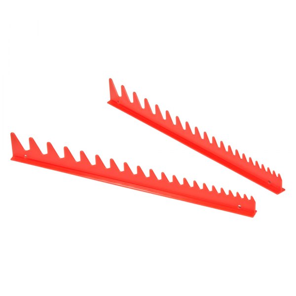 Ernst® - 20-Slot Red Wrench Rail Set with 2-Sided Tape (2 Pieces)