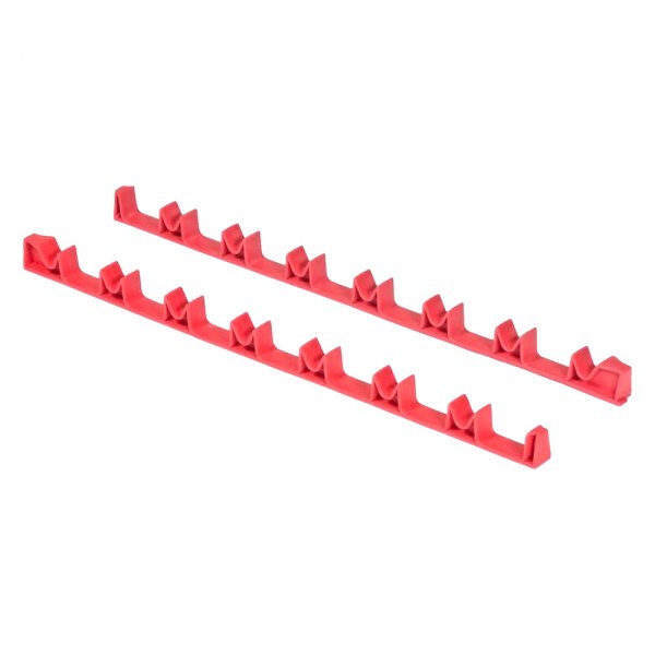 Ernst® - 14-Slot Red No-Slip Low Profile Screwdriver Rail Set