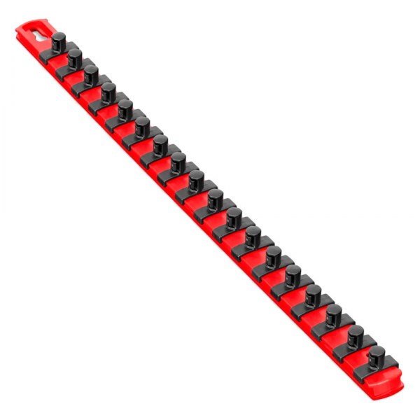 Ernst® - 3/8" Drive 18-Slot Red Socket Rail