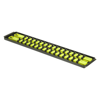Ernst® 8461HV - Boss™ 1/4" Drive Hi-Viz 2-Row Socket Tray