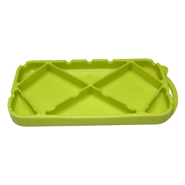 ESCO® - GECKOGRIP™ 10.5" x 5.5" Hi-Viz Yellow Plastic Flexible Tray