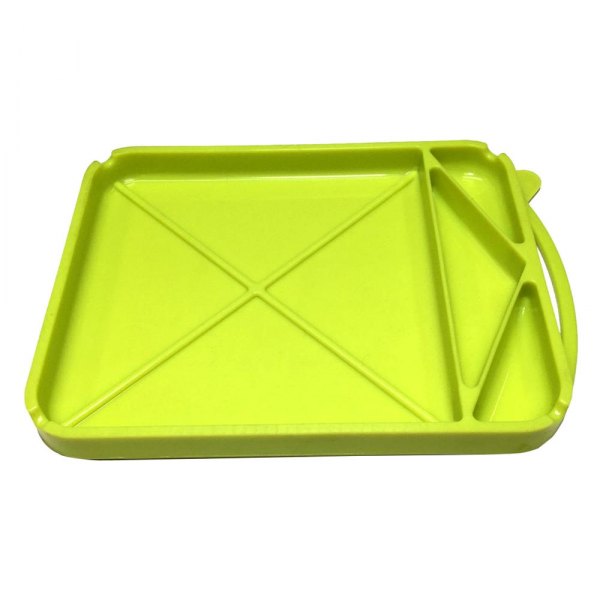 ESCO® - GECKOGRIP™ 10.5" x 8" Hi-Viz Yellow Plastic Flexible Tray