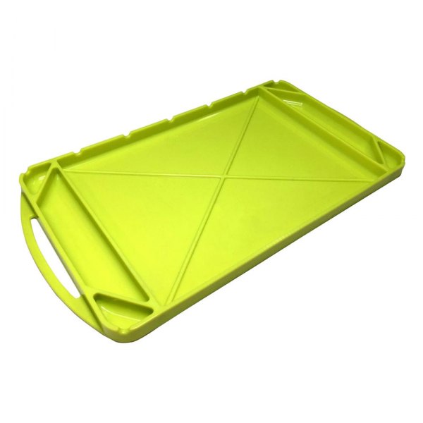 ESCO® - GECKOGRIP™ 19.75" x 11.75" Hi-Viz Yellow Plastic Flexible Tray