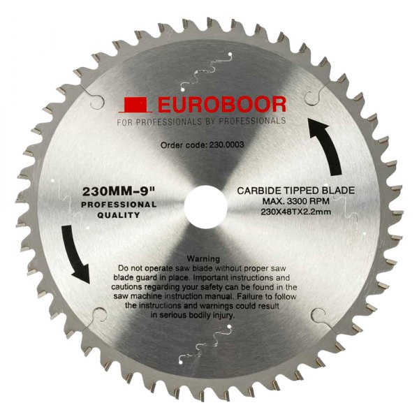 Euroboor® - 9" 48T Mild Steel Saw Blade for EHC.230/4