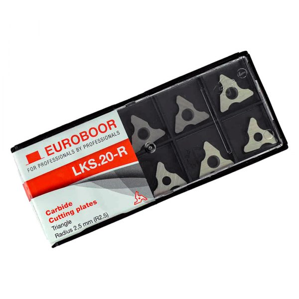 Euroboor® - R2.5 Carbide Cutting Plates (10 Pieces)