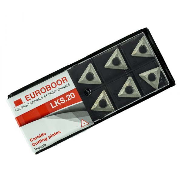 Euroboor® - B45 Carbide Cutting Plates (10 Pieces) for 30° & 45° Milling Heads
