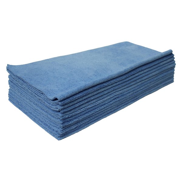 Eurow® - Detailer's Preference™ 350 gsm 16" x 16" Blue Premium Vending Microfiber Towel