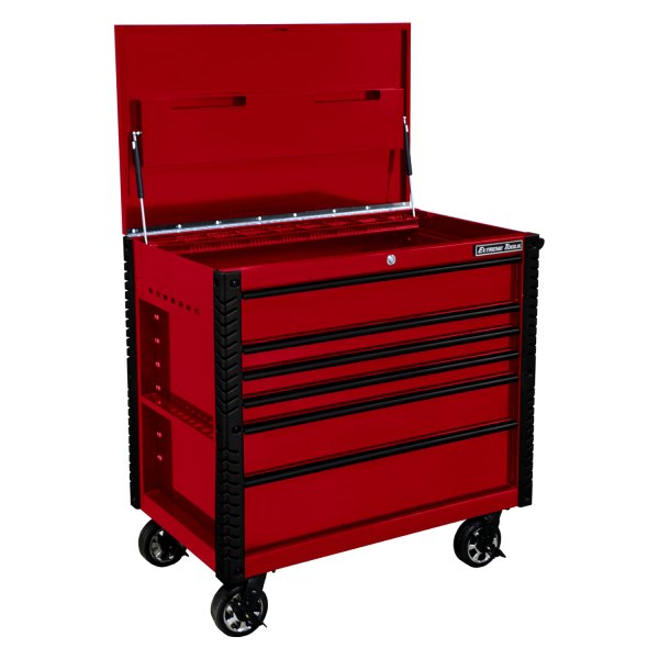 Extreme Tools® - EX Professional™ Red Rolling Tool Cabinet (41.75" W x 25.75" D x 43" H)