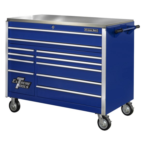 Extreme Tools® - EX Professional™ Blue Rolling Tool Cabinet (55" W x 30" D x 46" H)