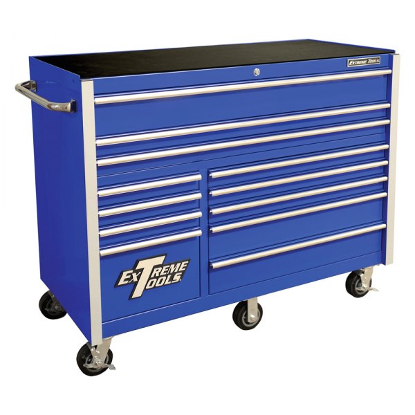 Extreme Tools® - RX™ Blue Rolling Tool Cabinet (55" W x 25" D x 47" H)