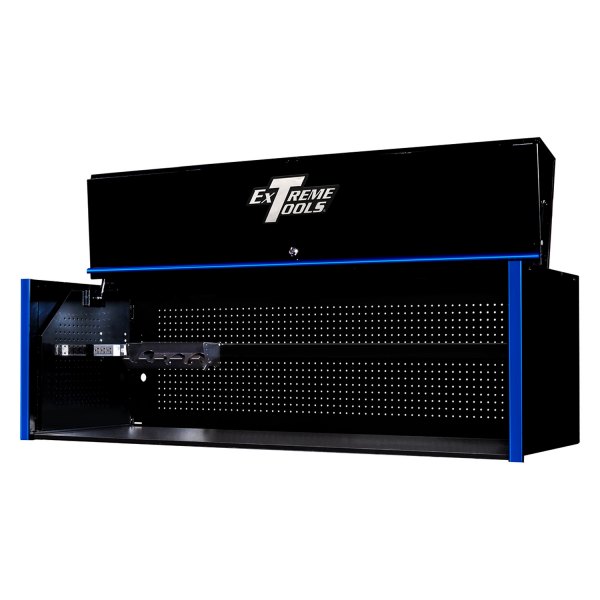 Extreme Tools® - RX™ Black Top Hutch (72" W x 25" D x 22.25" H)