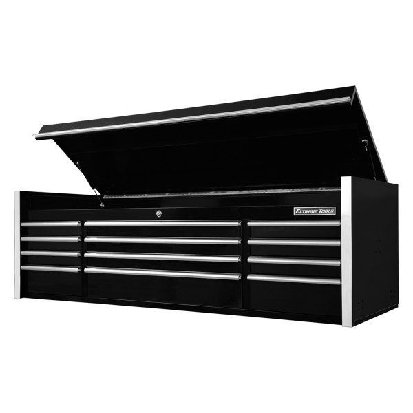 Extreme Tools® - RX Professional™ Black Top Chest (72" W x 25" D x 23" H)