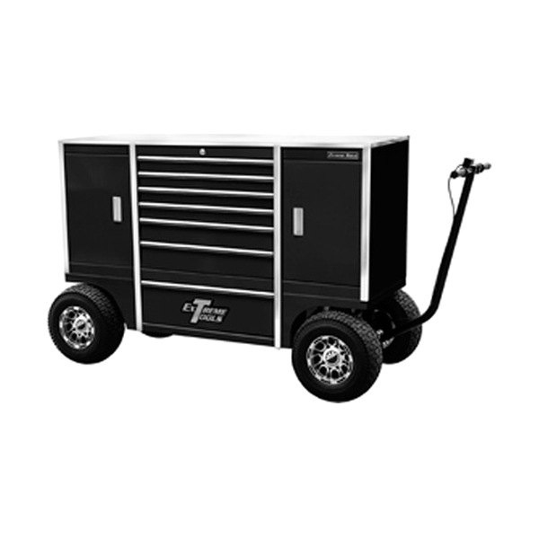 Extreme Tools® - TX Mobile™ Black Rolling Tool Cabinet (70" W x 24" D x 48" H)