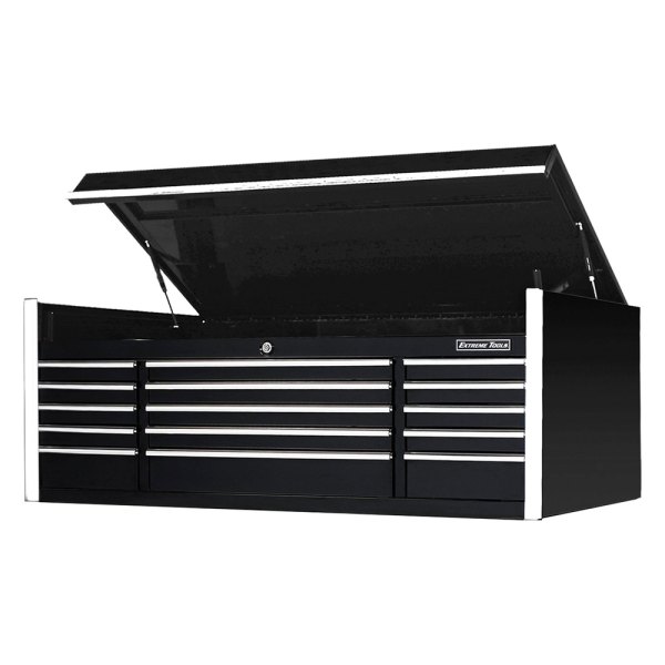 Extreme Tools® - EX Professional™ Black Top Chest (72" W x 31" D x 26" H)