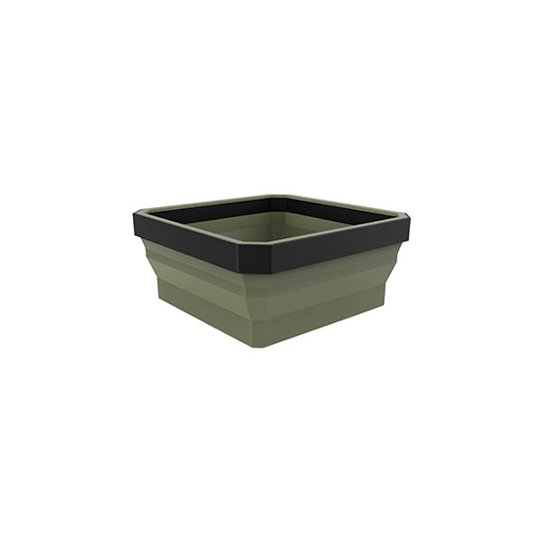 EZRED® - 4" x 4" Green Silica Magnetic Expandable Parts Tray