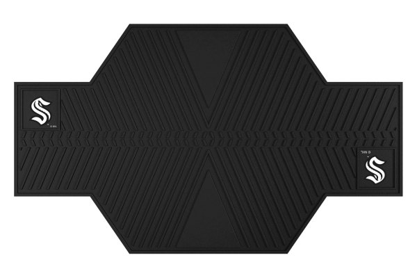 Fanmats® - NHL™ 82.5" x 42" Black Motorcycle Mat