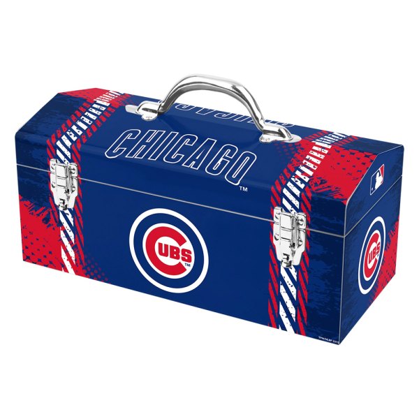 Fanmats® - MLB™ Steel Blue Chicago Cubs Portable Tool Box (16.3" W x 7.2" D x 7.5" H)
