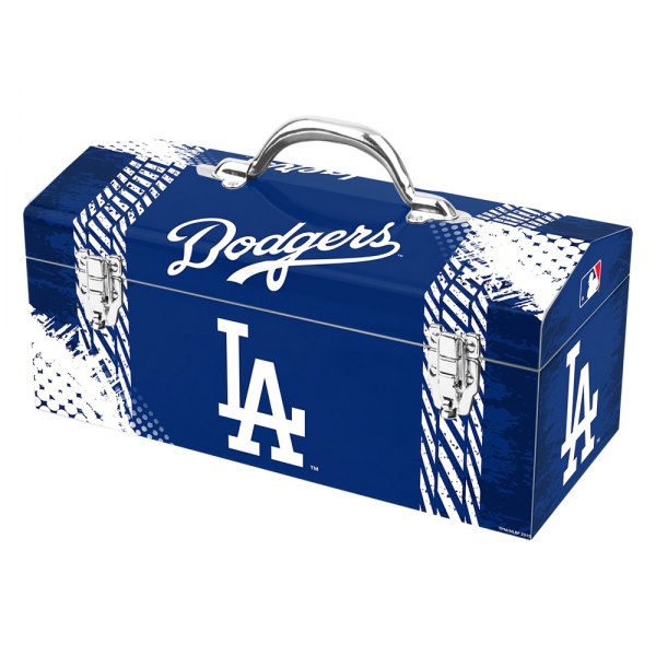 Fanmats® - MLB™ Steel Blue Los Angeles Dodgers Portable Tool Box (16.3" W x 7.2" D x 7.5" H)
