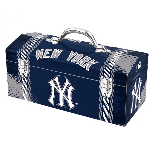 Fanmats® - MLB™ Steel Blue New York Yankees Portable Tool Box (16.3" W x 7.2" D x 7.5" H)