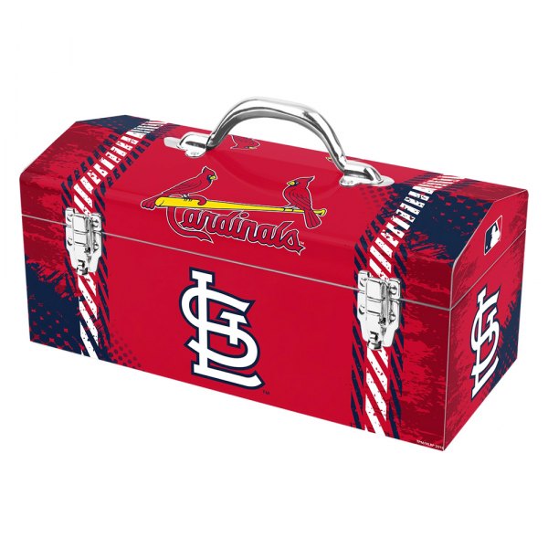 Fanmats® - MLB™ Steel Red St. Louis Cardinals Portable Tool Box (16.3" W x 7.2" D x 7.5" H)