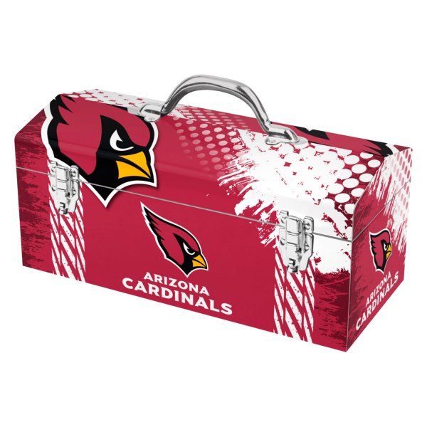 Fanmats® - NFL™ Steel Red Arizona Cardinals Portable Tool Box (16.3" W x 7.2" D x 7.5" H)