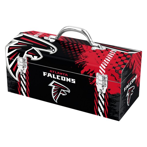 Fanmats® - NFL™ Steel Black Atlanta Falcons Portable Tool Box (16.3" W x 7.2" D x 7.5" H)