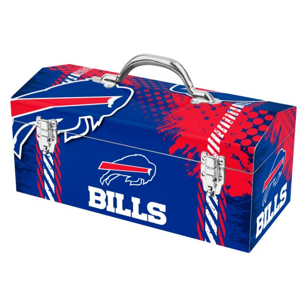Fanmats® - NFL™ Steel Blue Buffalo Bills Portable Tool Box (16.3" W x 7.2" D x 7.5" H)