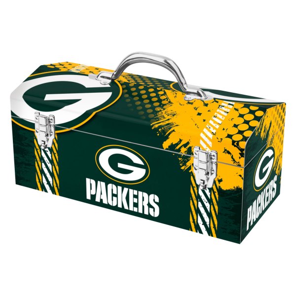 Fanmats® - NFL™ Steel Green Bay Packers Portable Tool Box (16.3" W x 7.2" D x 7.5" H)