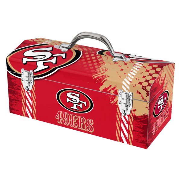 Fanmats® - NFL™ Steel Red San Francisco 49ers Portable Tool Box (16.3" W x 7.2" D x 7.5" H)