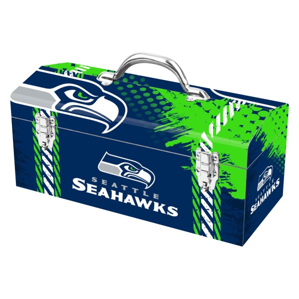 Fanmats® - NFL™ Steel Blue Seattle Seahawks Portable Tool Box (16.3" W x 7.2" D x 7.5" H)