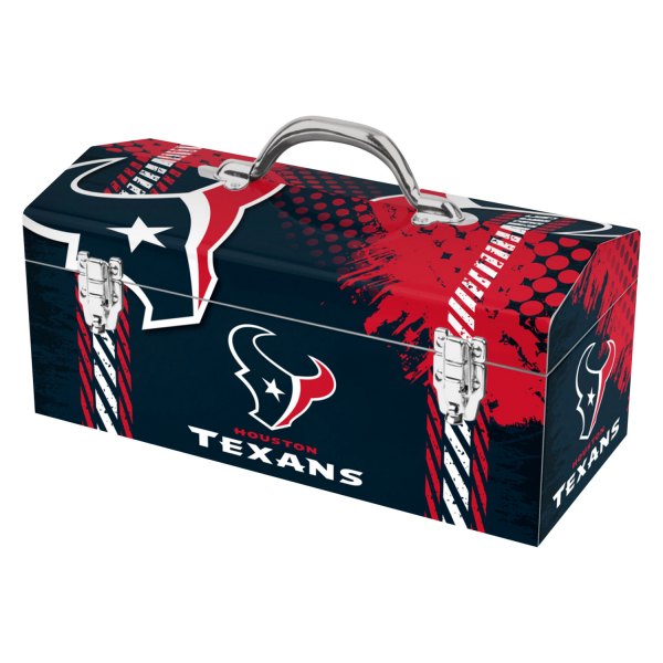 Fanmats® - NFL™ Steel Black Houston Texans Portable Tool Box (16.3" W x 7.2" D x 7.5" H)