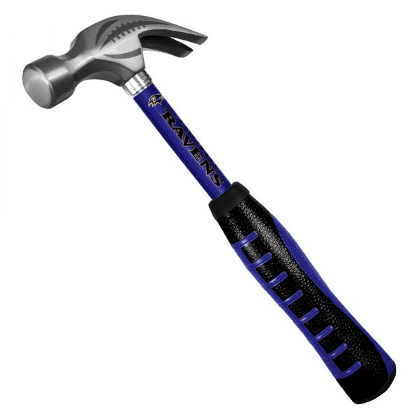 FanMats® - NFL™ 16 oz. Fiberglass Handle Curved Claw Baltimore Ravens Hammer