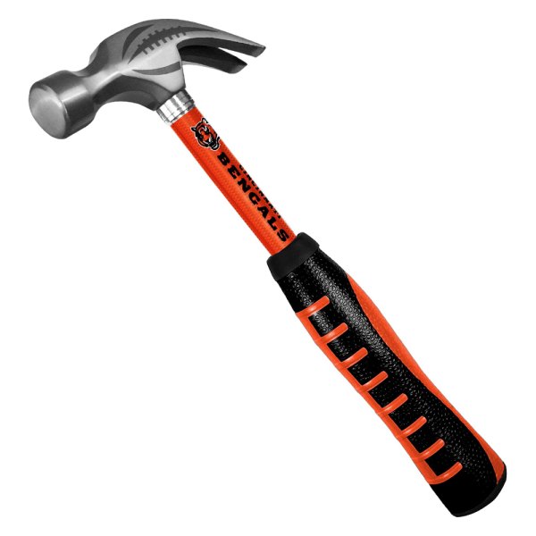 FanMats® - NFL™ 16 oz. Fiberglass Handle Curved Claw Cincinnati Bengals Hammer
