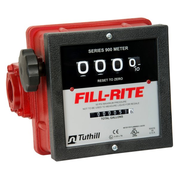 Fill-Rite® - 900 Series 40 GPM Gallons Mechanical 4-Wheel Fuel Meter