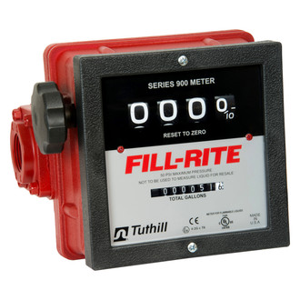 Fill-Rite® 901C - 900 Series 40 GPM Gallons Mechanical 4-Wheel Fuel Meter