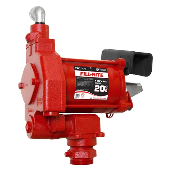 Fill-Rite® - FR700 Series 20 GPM 115 V AC Heavy-Duty Fuel Transfer Pump with Strainer