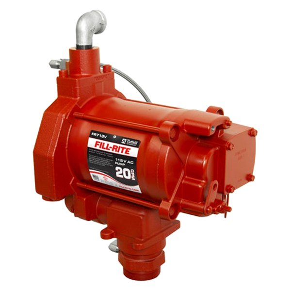 Fill-Rite® - FR710 Series 20 GPM 115 V AC Heavy-Duty Fuel Transfer Pump with AST Remote Dispensers