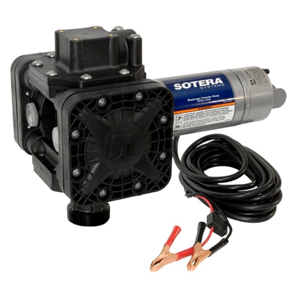 Fill-Rite® - Sotera™ 400 Series 13 GPM 12 V DC Bung Mount Heavy-Duty Chemical Transfer Pump-n-Go with 20' Battery Cable with Clips