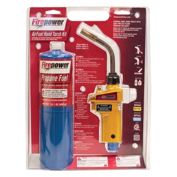 Firepower® - AirFuel™ SMK-31 Auto-Igniting Hand Torch Kit