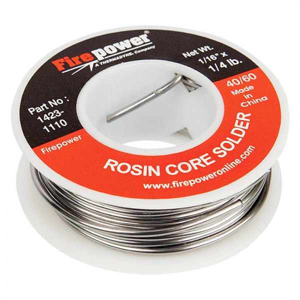 Firepower® - 0.062" x 4 oz. 40/60 Electrical Repair Rosin Flux Core Solder