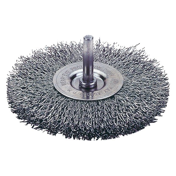 Firepower® - 3" Carbon Steel Crimped Wheel Brush