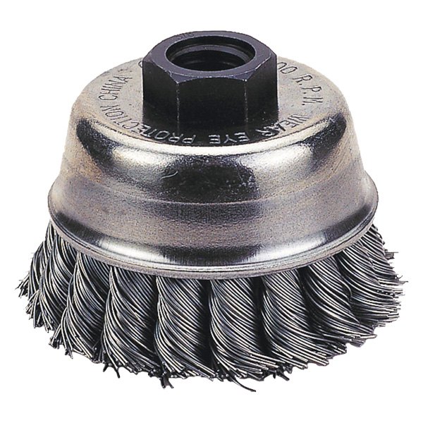 Firepower® - 3" Carbon Steel Knotted Cup Brush