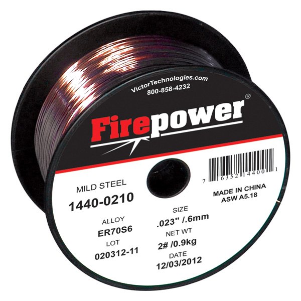 Firepower® - ER70S-6 .023" x 2 lb Mild Steel Solid Welding Wire