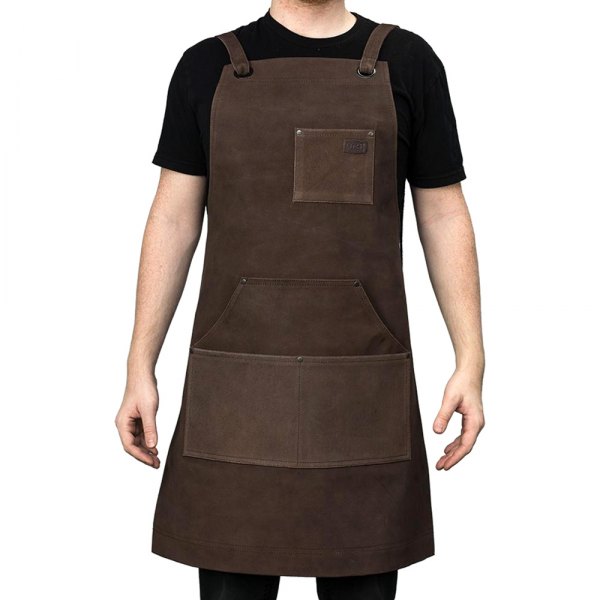 First Manufacturing® - One Size Fits All Brown Machinist Apron