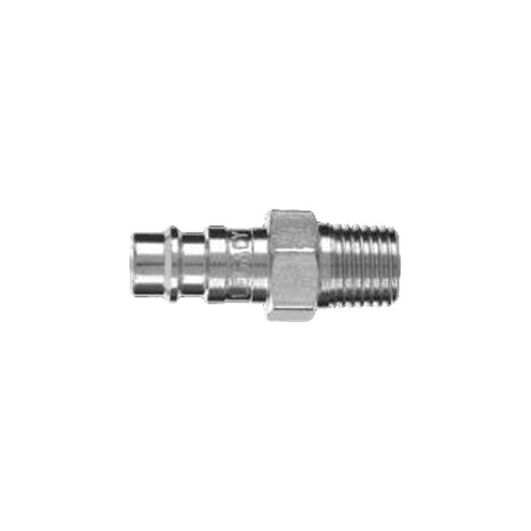 Flexzilla® - Pro™ H-Style 1/4" (M) NPT x 1/4" Steel/Aluminum Quick Coupler Plug, 2 Pieces