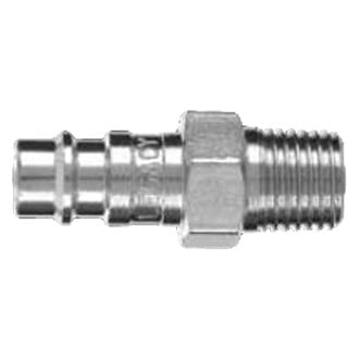 Flexzilla® - Pro™ H-Style 1/4" (M) NPT x 1/4" Steel/Aluminum Quick Coupler Plug, 2 Pieces