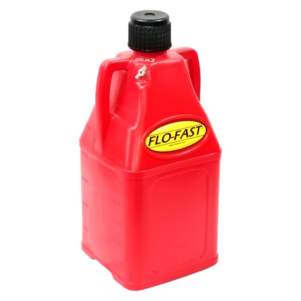 Flo-Fast® - 7.5 gal Red Plastic Dual-Handle Multi-Purpose Can