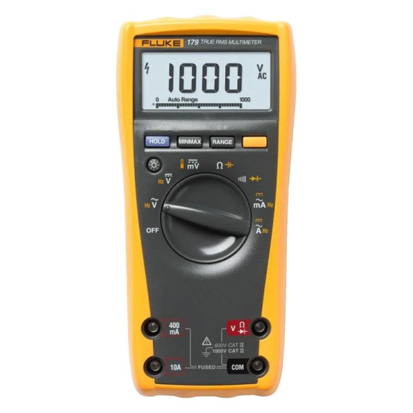 Fluke Electronics® - True-RMS Multimeter (AC/DC Voltage, AC/DC Current, Resistanse, Capacitance, Frequency, Temperature)