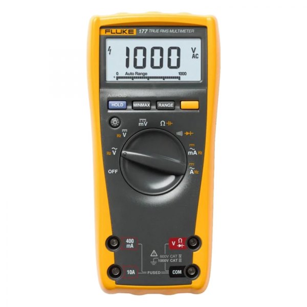 Fluke Electronics® - True-RMS Multimeter with Backlight (AC/DC Voltage, AC/DC Current, Resistanse, Capacitance, Frequency)