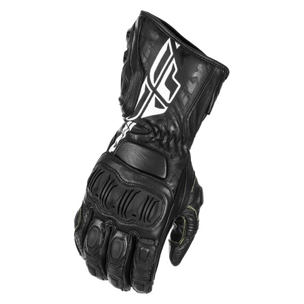 Fly Racing® - 3X-Large FL-2 Black/White Goatskin Leather Gloves 